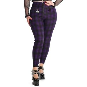 Banned Alternative Damien Stretch Check Trousers, Size M